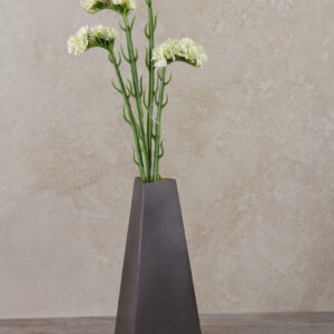 8.25in Tall Triangle Stainless Steel Vase