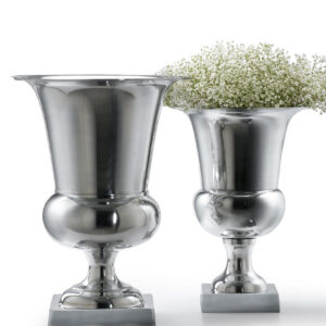 Polished Aluminum Urns